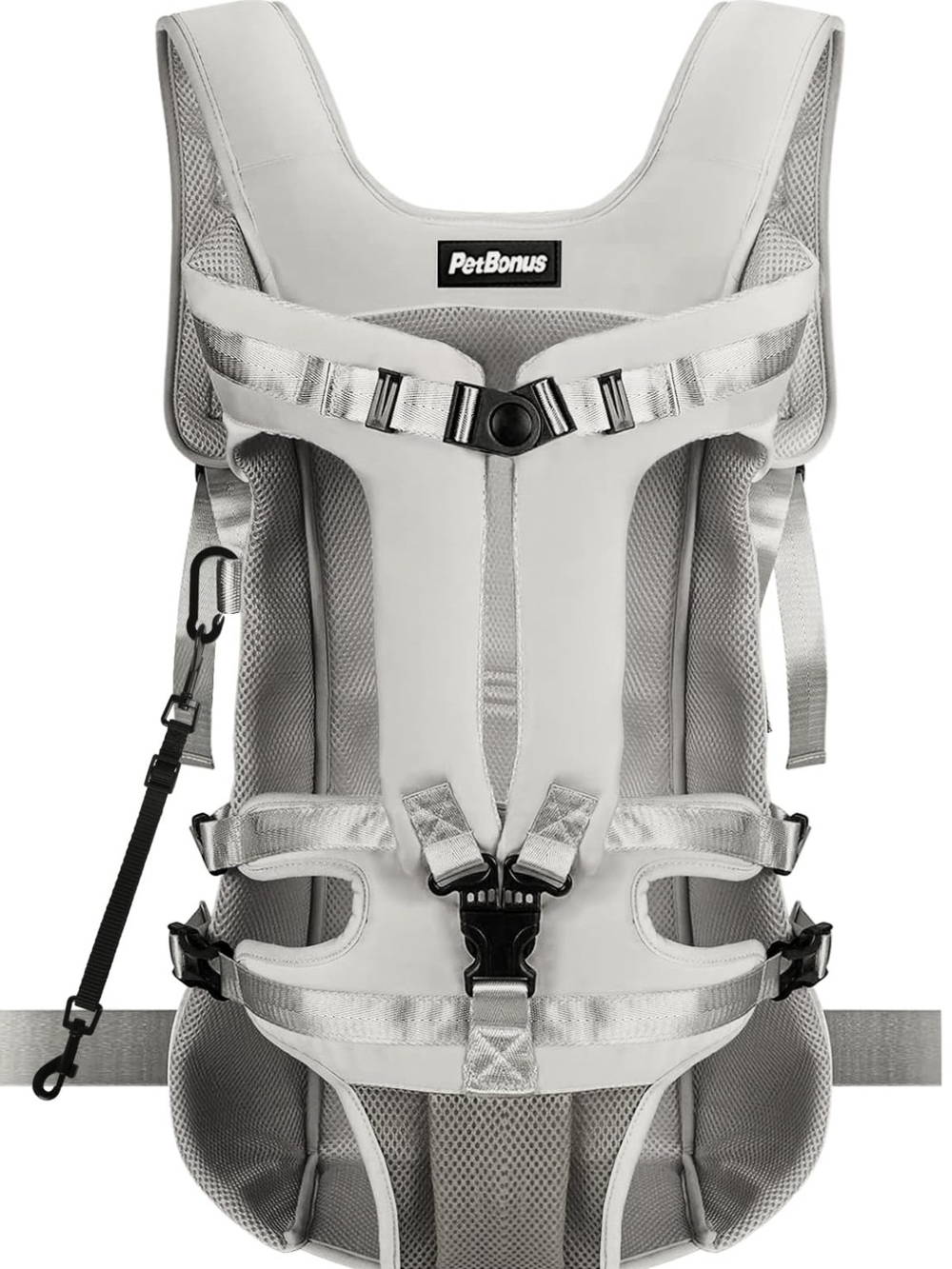 PetBonus Pet Front Dog Carrier L Backpacks Adjustable Pet Backpack Legs Out